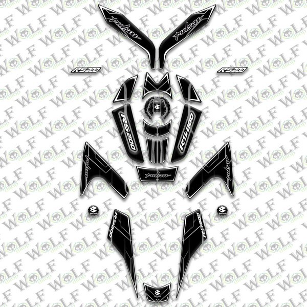 Bajaj Pulsar Rs 200 Full Damla Set - B51010