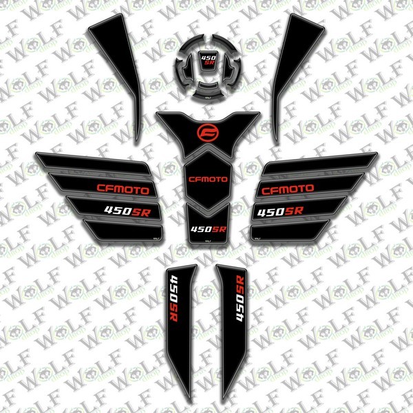 Cf moto 450 SR Full Set 2023 - 2024 - BC5TF002