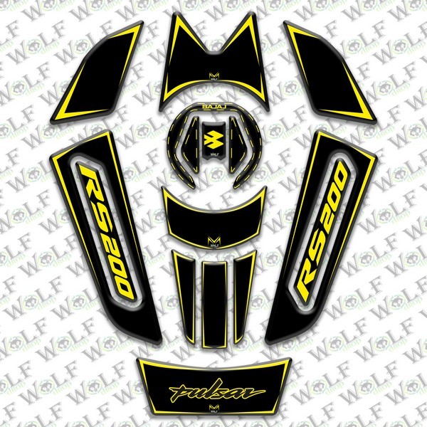Bajaj Pulsar Rs 200 Full Damla Set - B51002