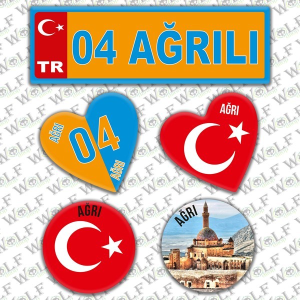 İllere Özel Damla Etiket  ( 04 Ağrılı )