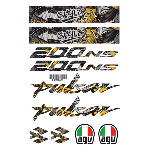 Pulsar NS 200 A4 Sticker 011