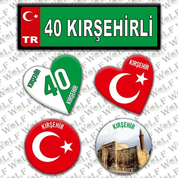 İllere Özel Damla Etiket  ( 40 Kırşehirli )