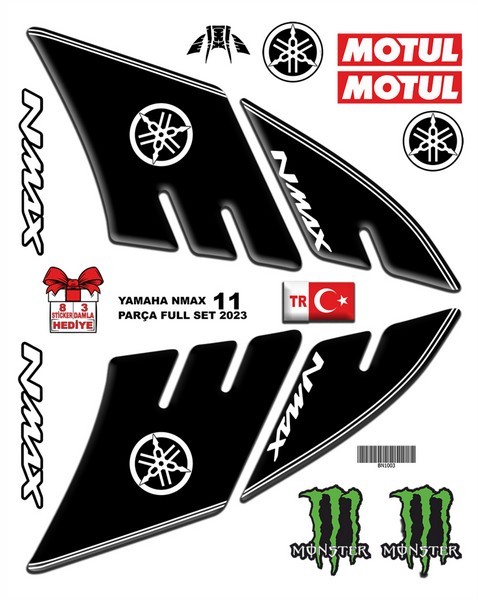 YAMAHA NMAX 2021 - 2024 UYUMLU FULL SET 003