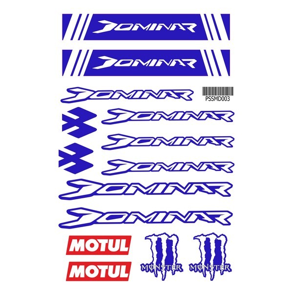 Pulsar Dominar A4 Sticker 003