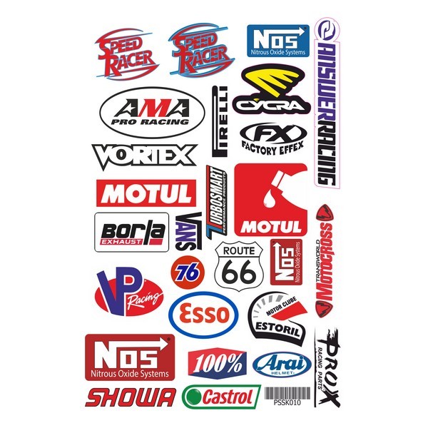 Karışık A4 Sticker 010
