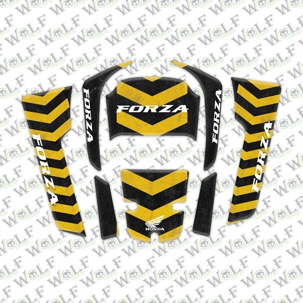 HONDA FORZA 2021 - 2024 UYUMLU TANKPAD 007