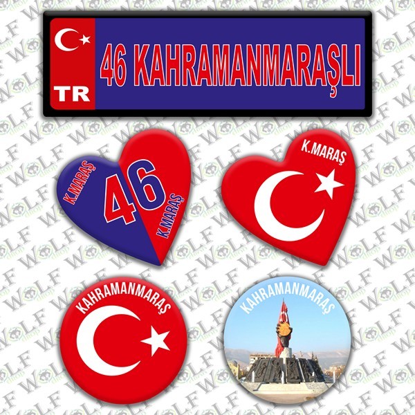 İllere Özel Damla Etiket  ( 46 Kahramanmaraşlı )