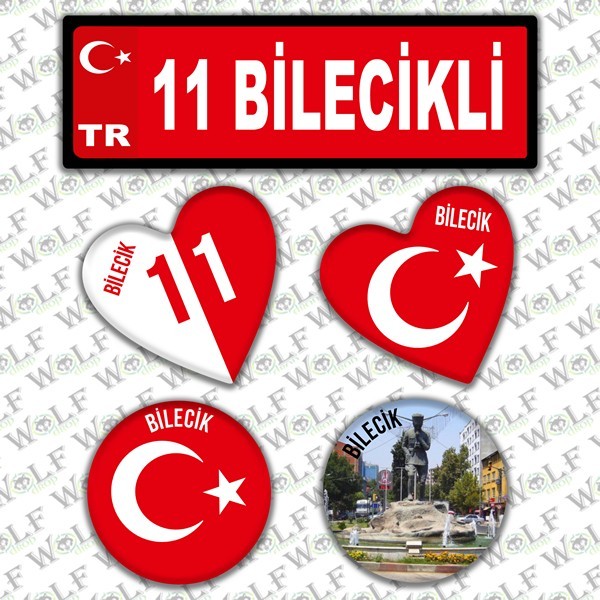 İllere Özel Damla Etiket  ( 11 Bilecikli )