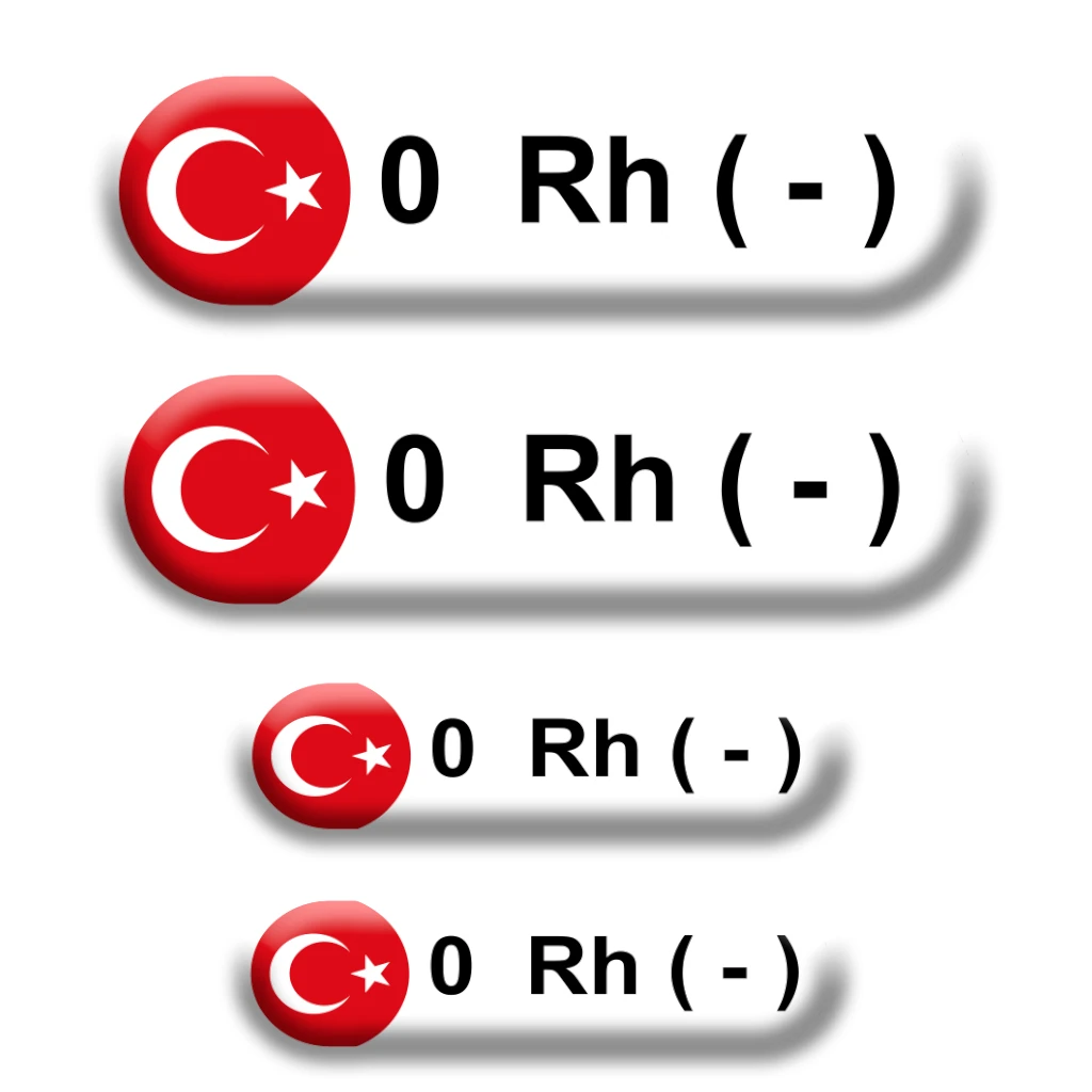 Kan Gurubu Oval Shape  - 0- Beyaz