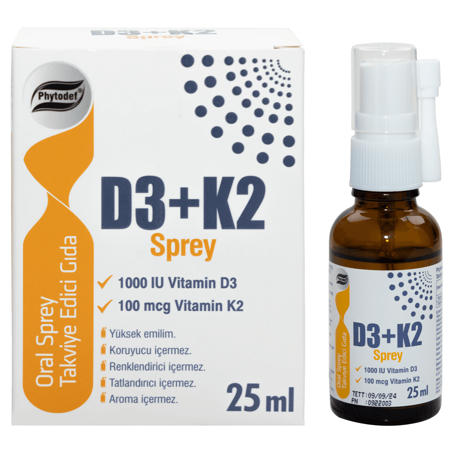 D3 + K2 Sprey - 25 ml & Vitamin B12 Sprey - 25 ml (Çilek Aromalı)