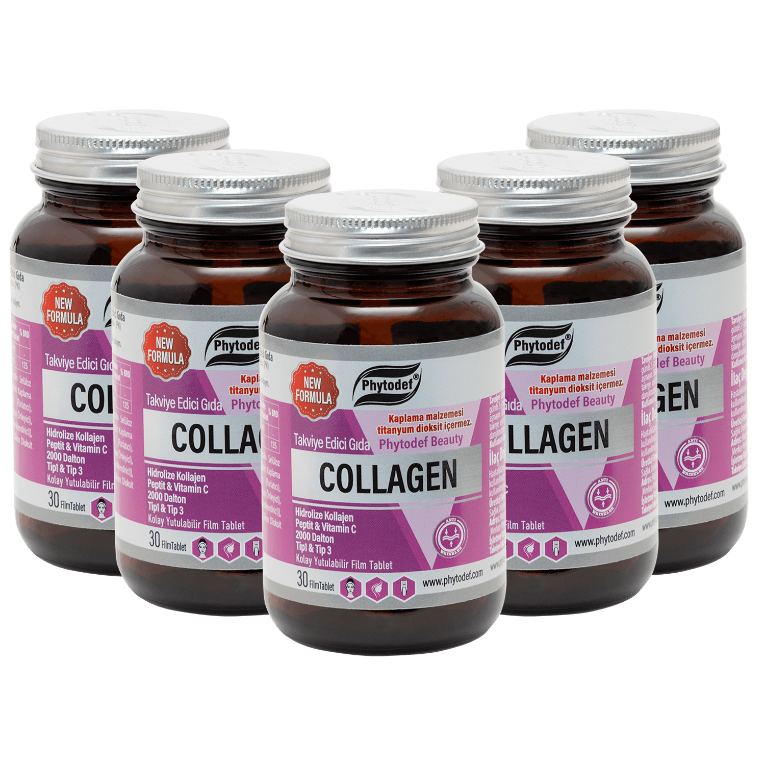 Kolajen + Vitamin C - 30 Tablet X 5 Adet