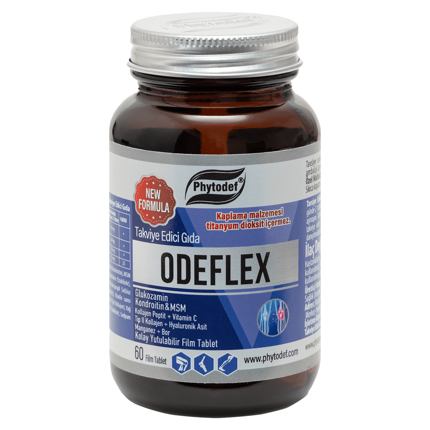 Odeflex + Glukozamin Kondroitin MSM + Tip2 Kolajen - 60 Tablet