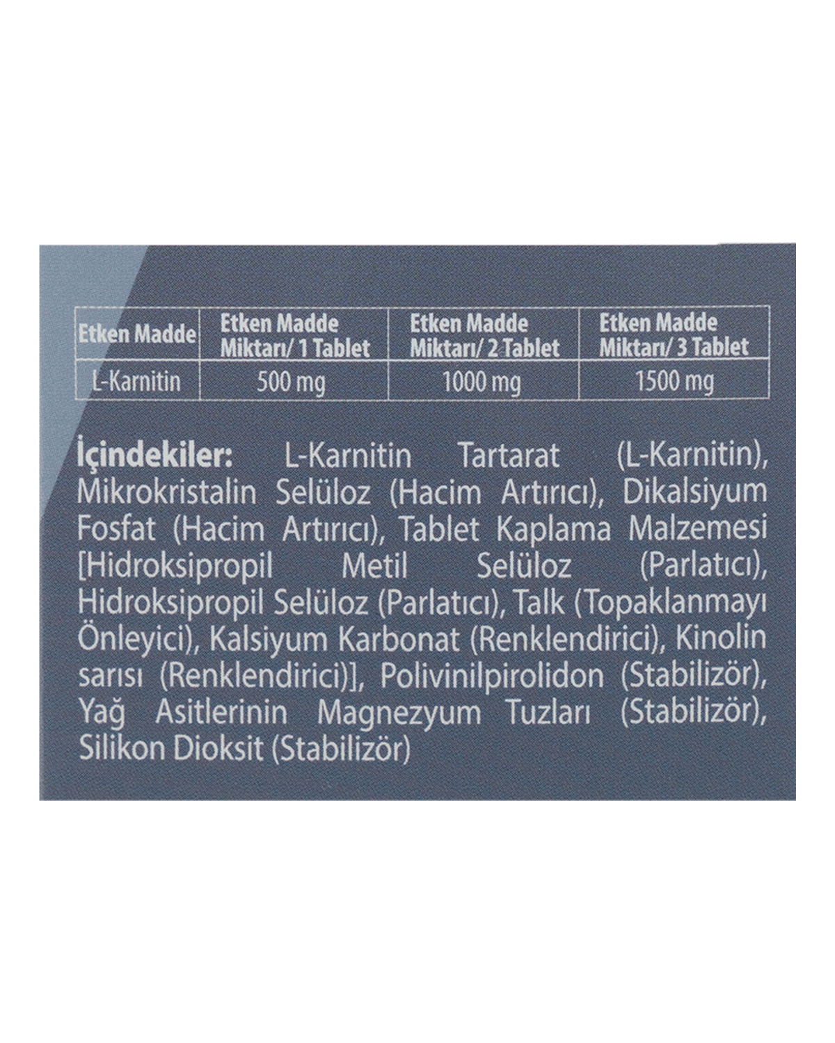 Koenzim Q10 - 30 Kapsül & L-Karnitin - 30 Tablet