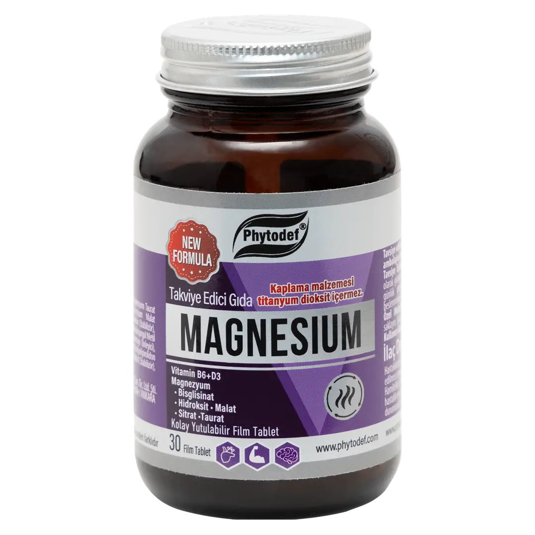 Magnezyum Vitamin B6 + D3 30 Tablet