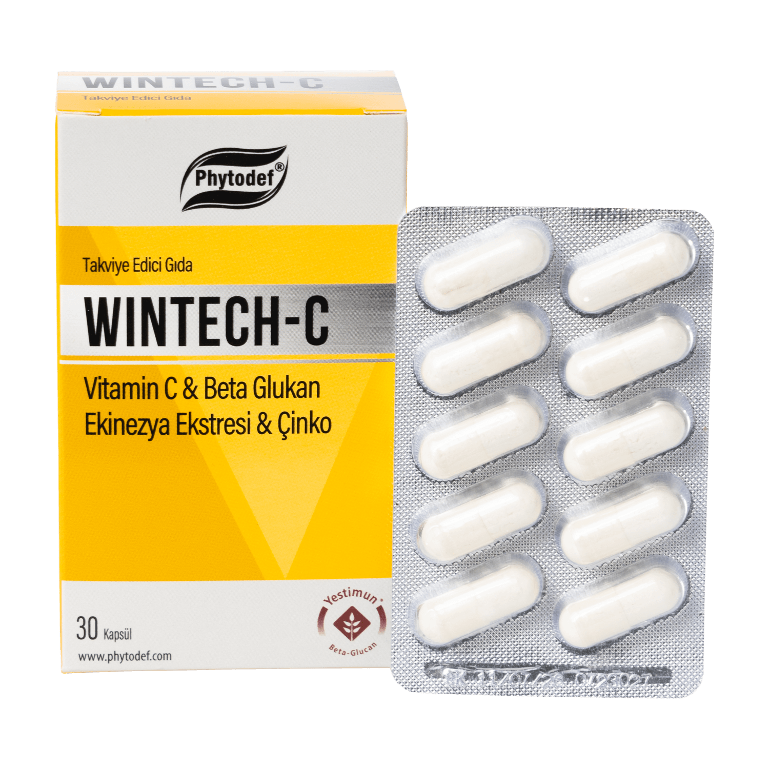 Wintech C + Beta Glukan - 30 Kapsül