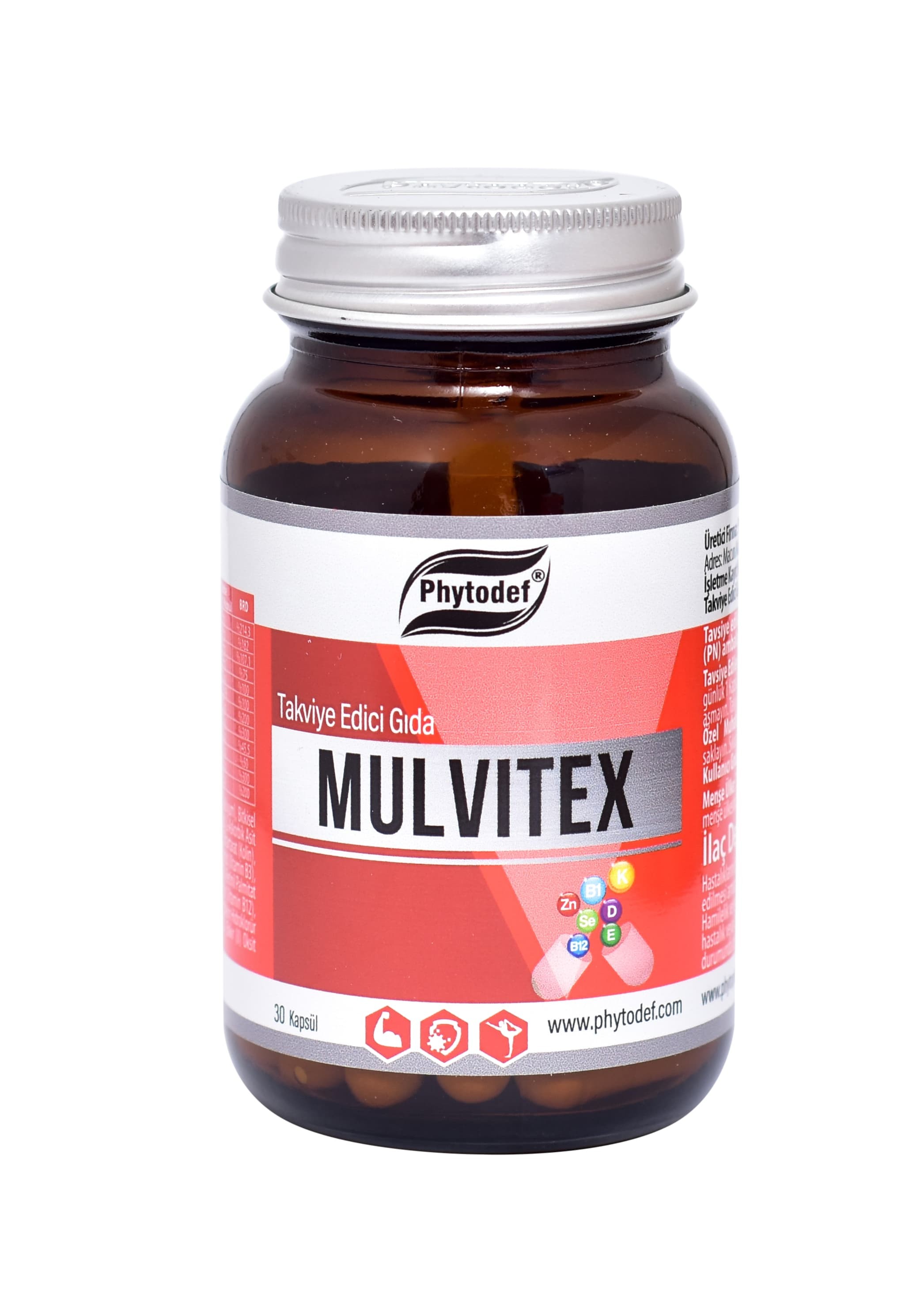 Mulvitex Multivitamin - 30 Kapsül X 3 Adet