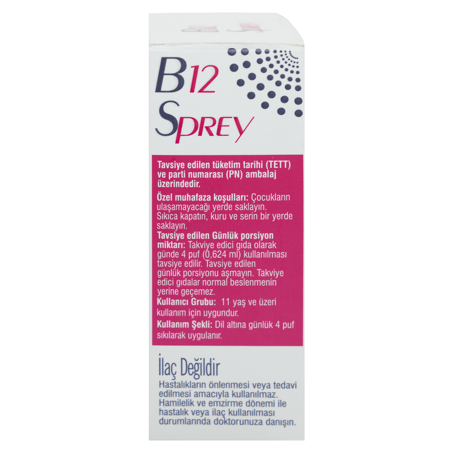 D3 + K2 Sprey - 25 ml & Vitamin B12 Sprey - 25 ml (Çilek Aromalı)