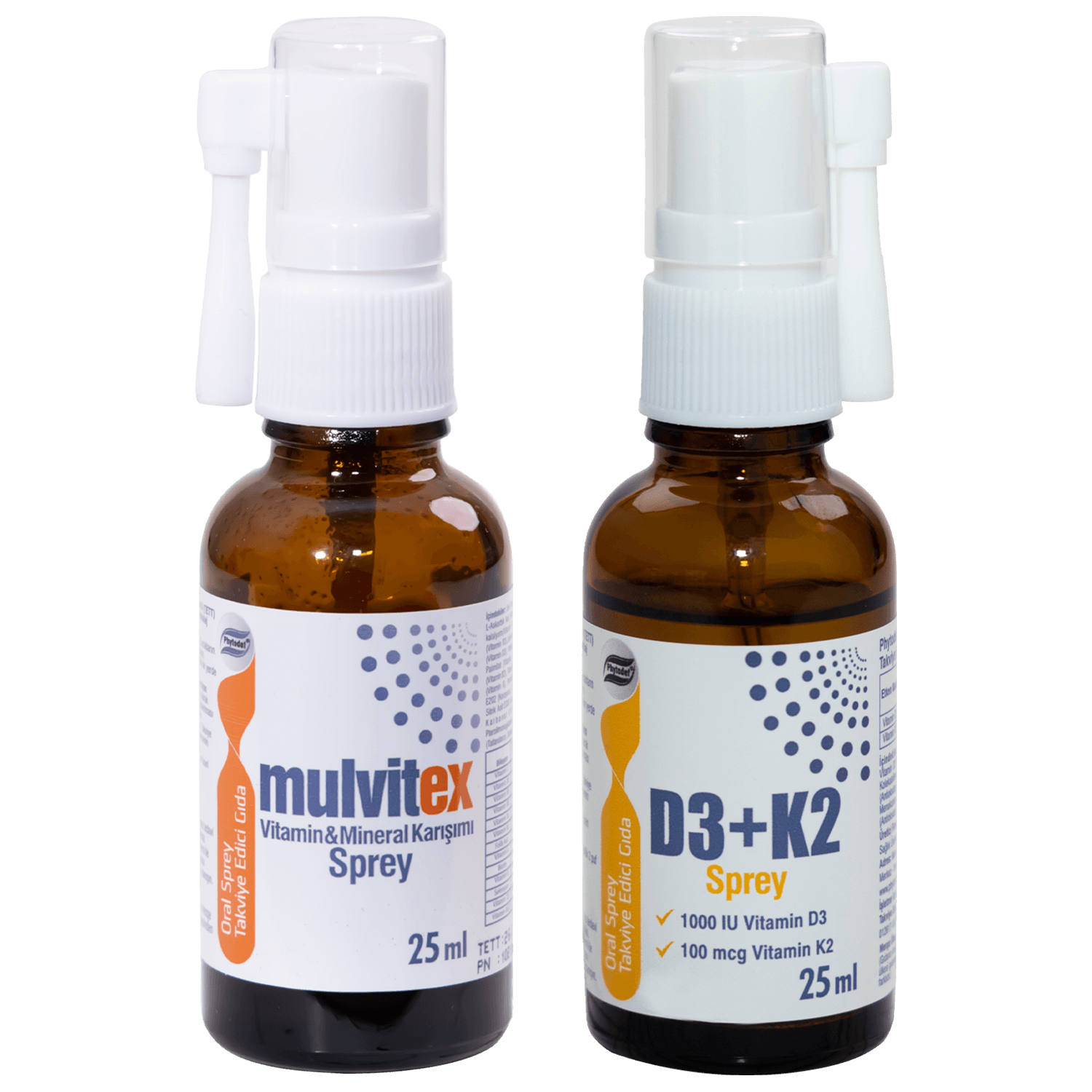 D3 + K2 Sprey - 25 ml & Mulvitex Multivitamin Sprey - 25 ml