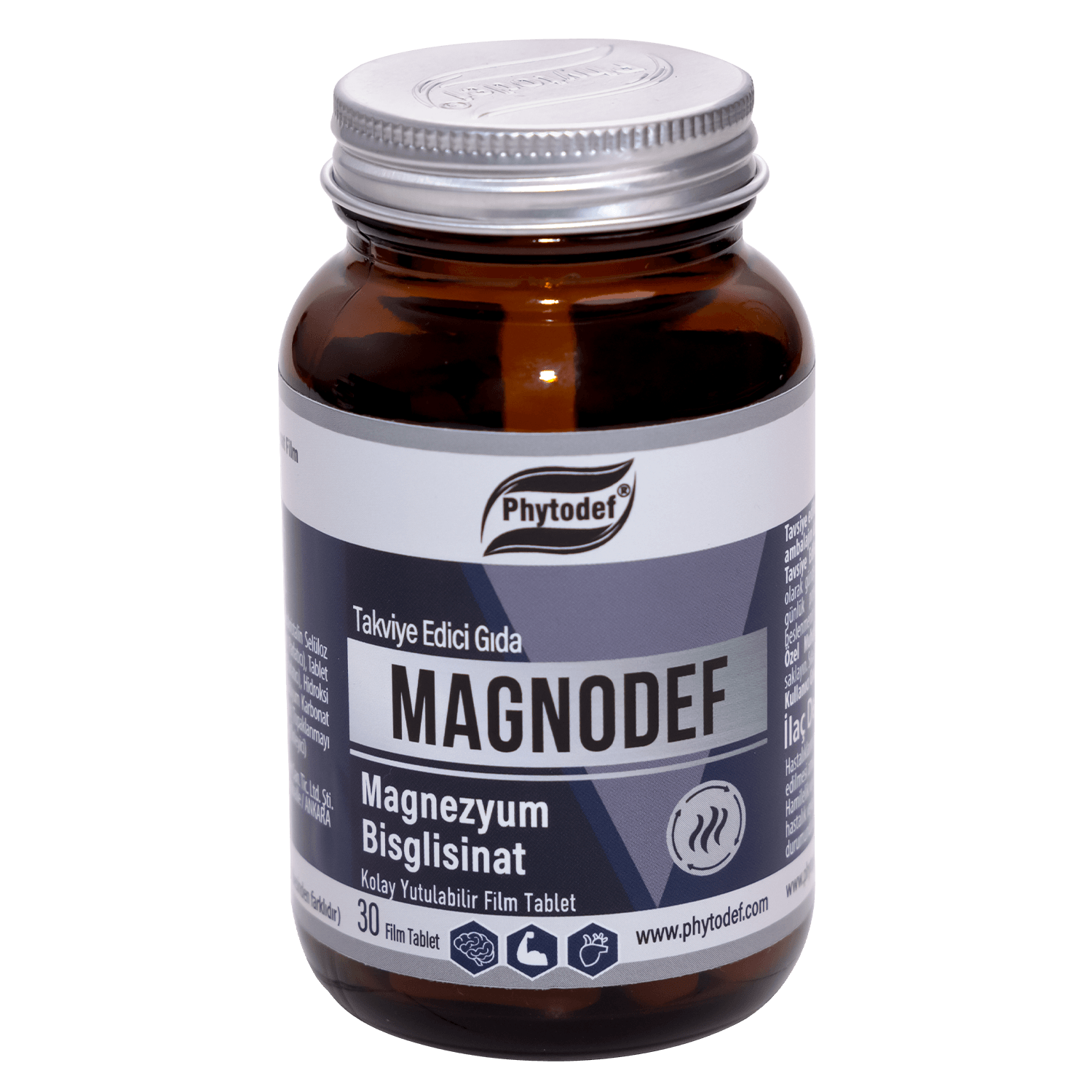Magnodef Magnezyum Bisglisinat - 30 Tablet