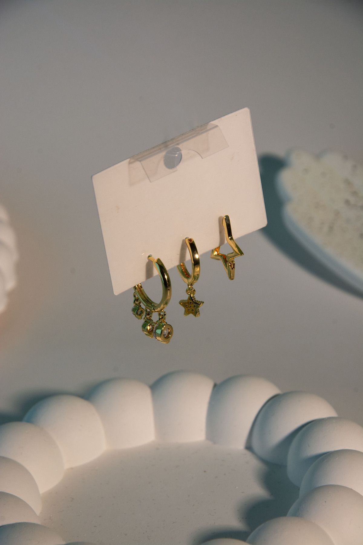Sallantılı 3'lü Küpe