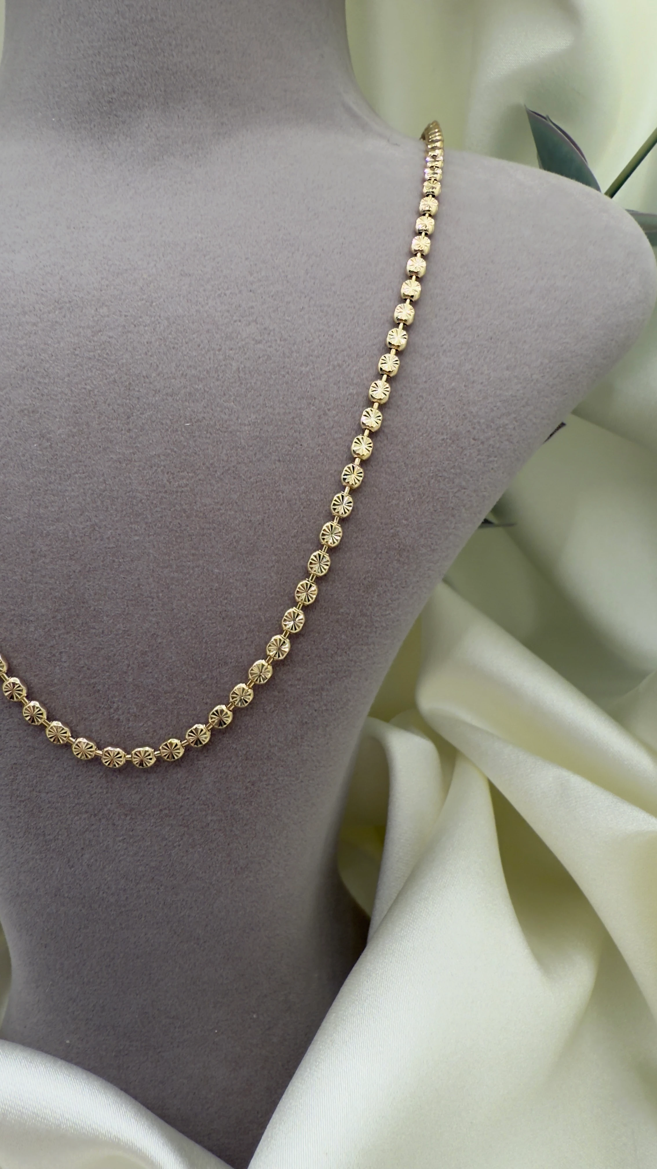 XUPİNG 14K ANTİK EZME ZİNCİR 