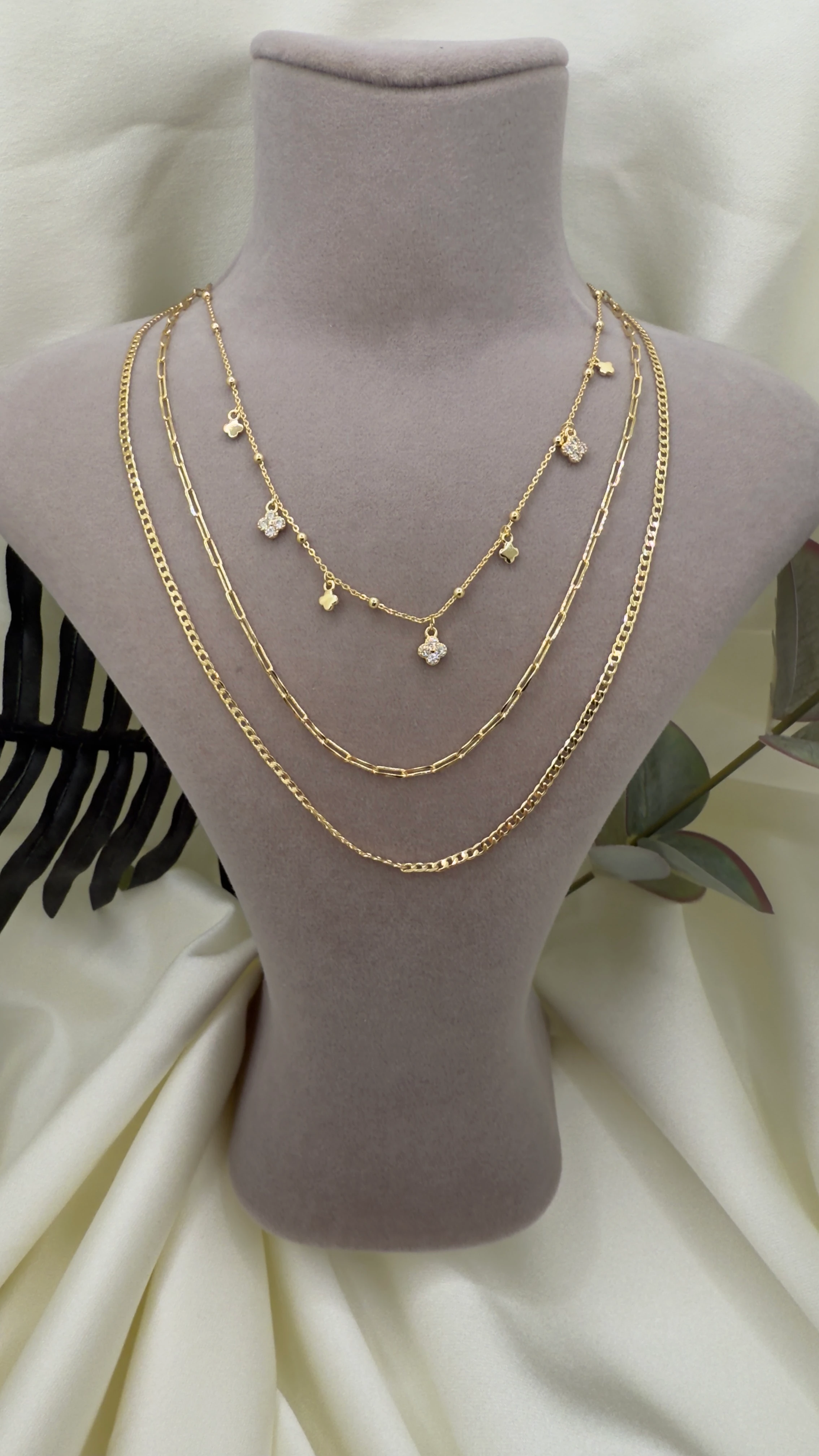 VIP TASARIM ÇOKLU KOLYE 