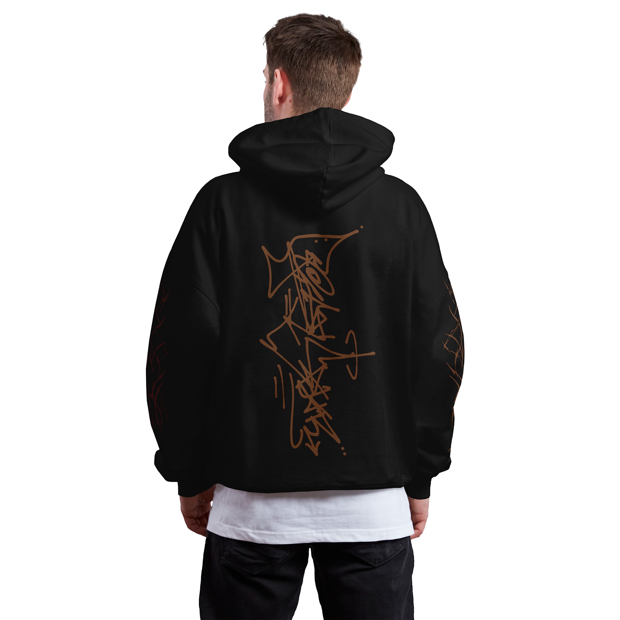 Bronze Graffiti | Hoodie