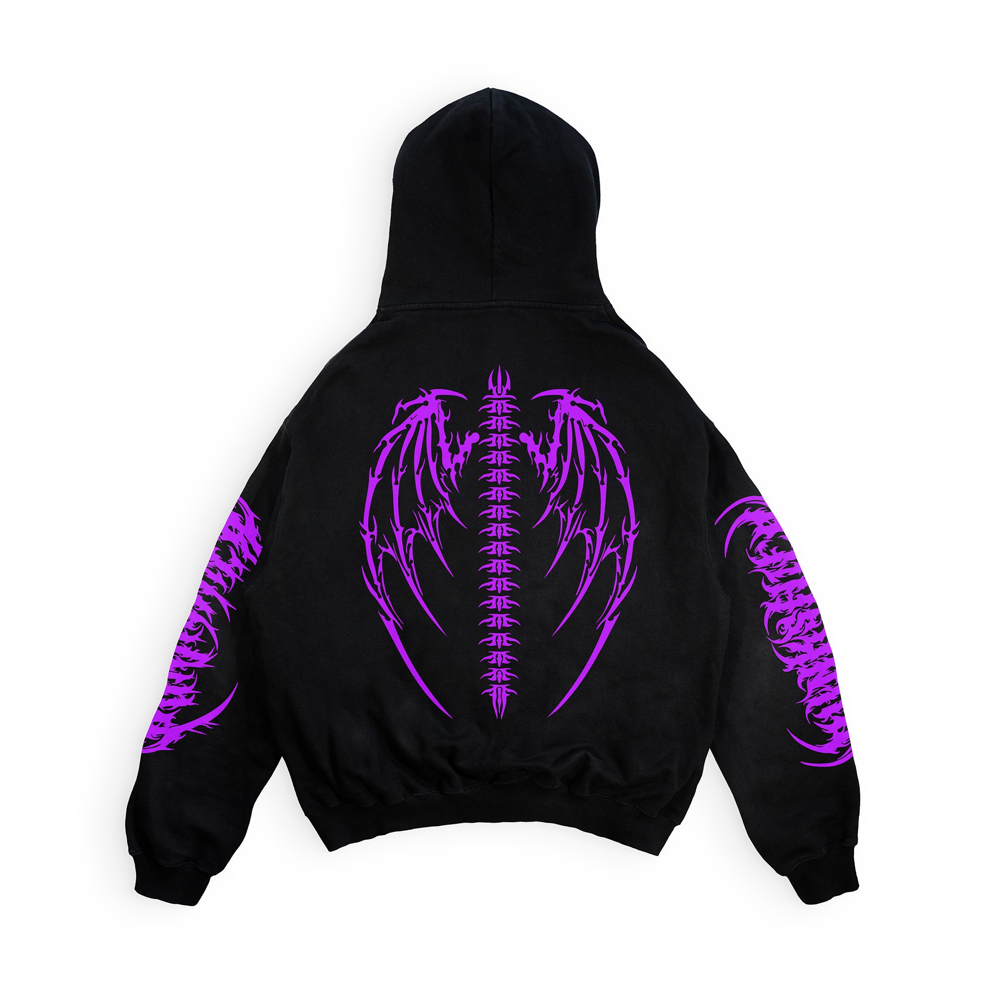 Purple Spine Wings | Hoodie