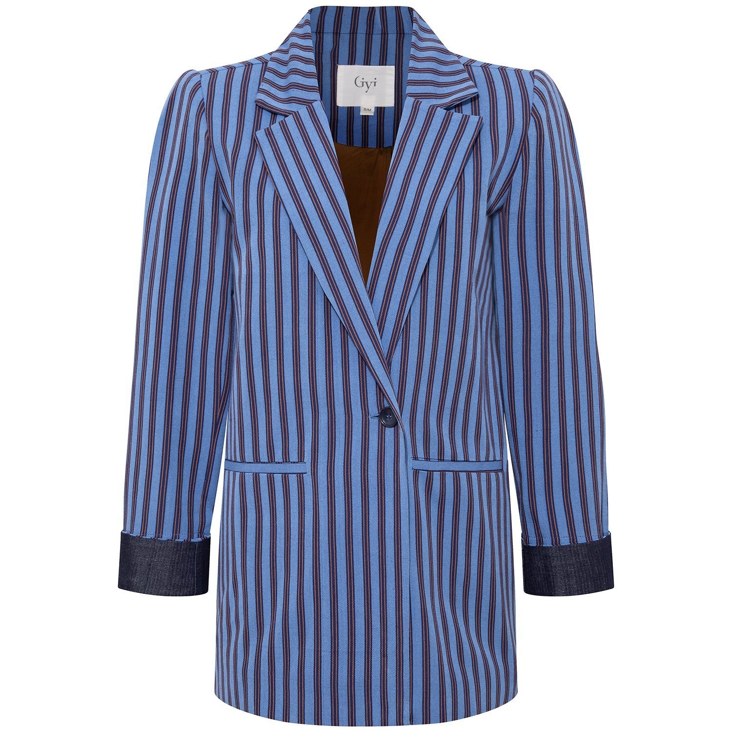 GİYİ INDIGO STRIPES BLAZER CEKET