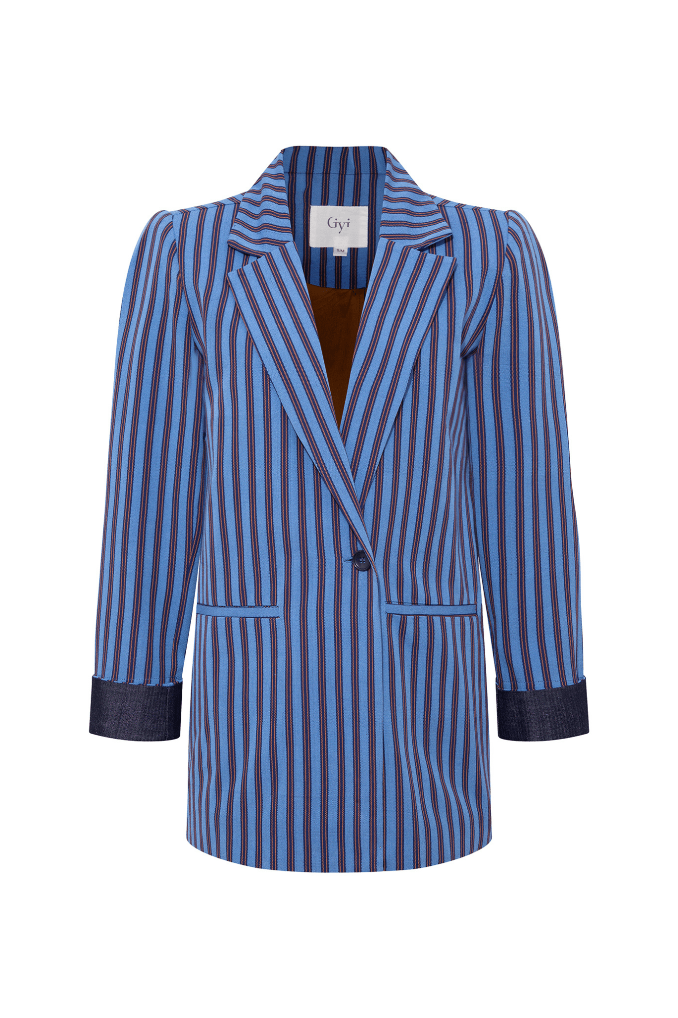 GİYİ INDIGO STRIPES BLAZER CEKET