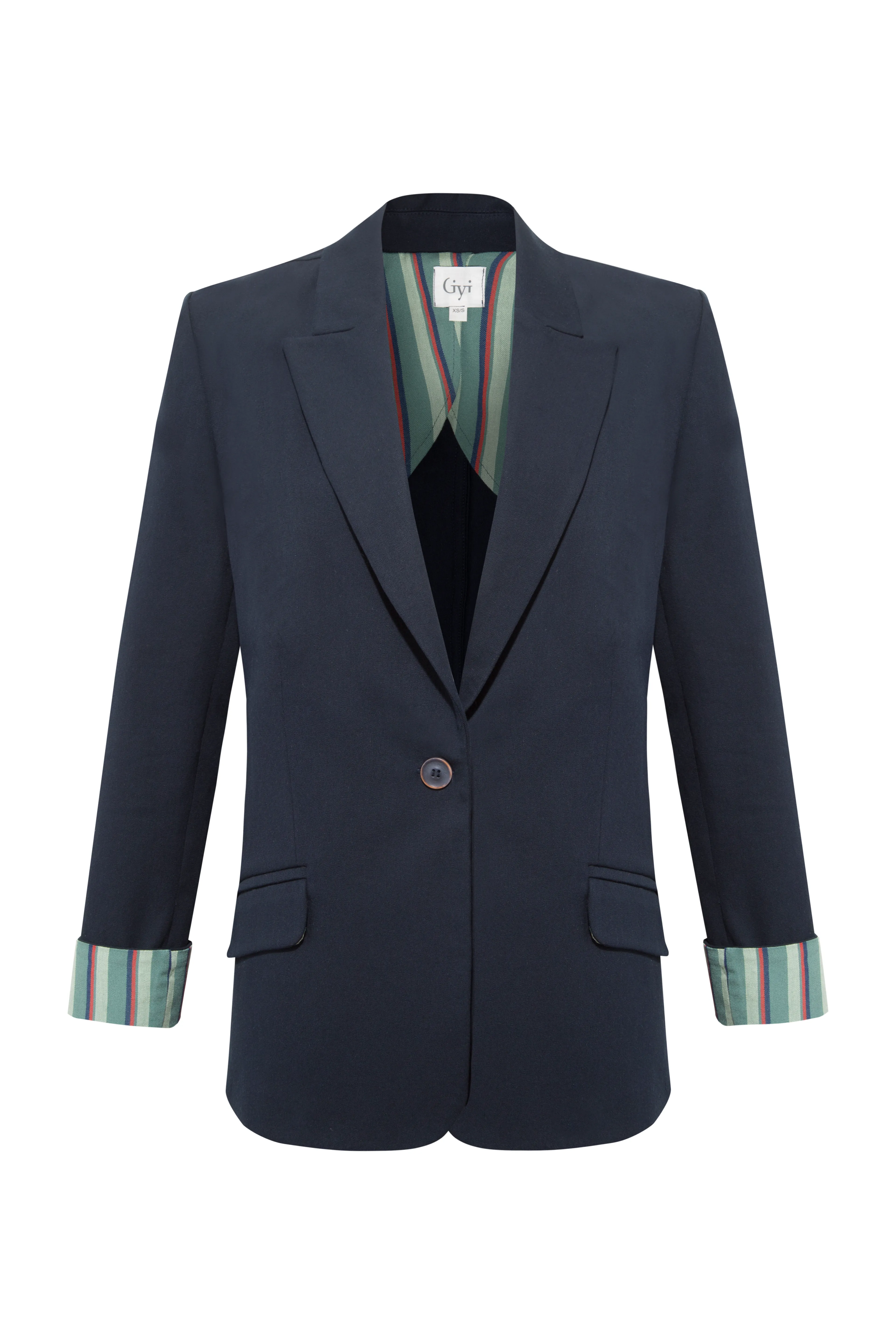 FAV GABARDİN BLAZER CEKET - Lacivert