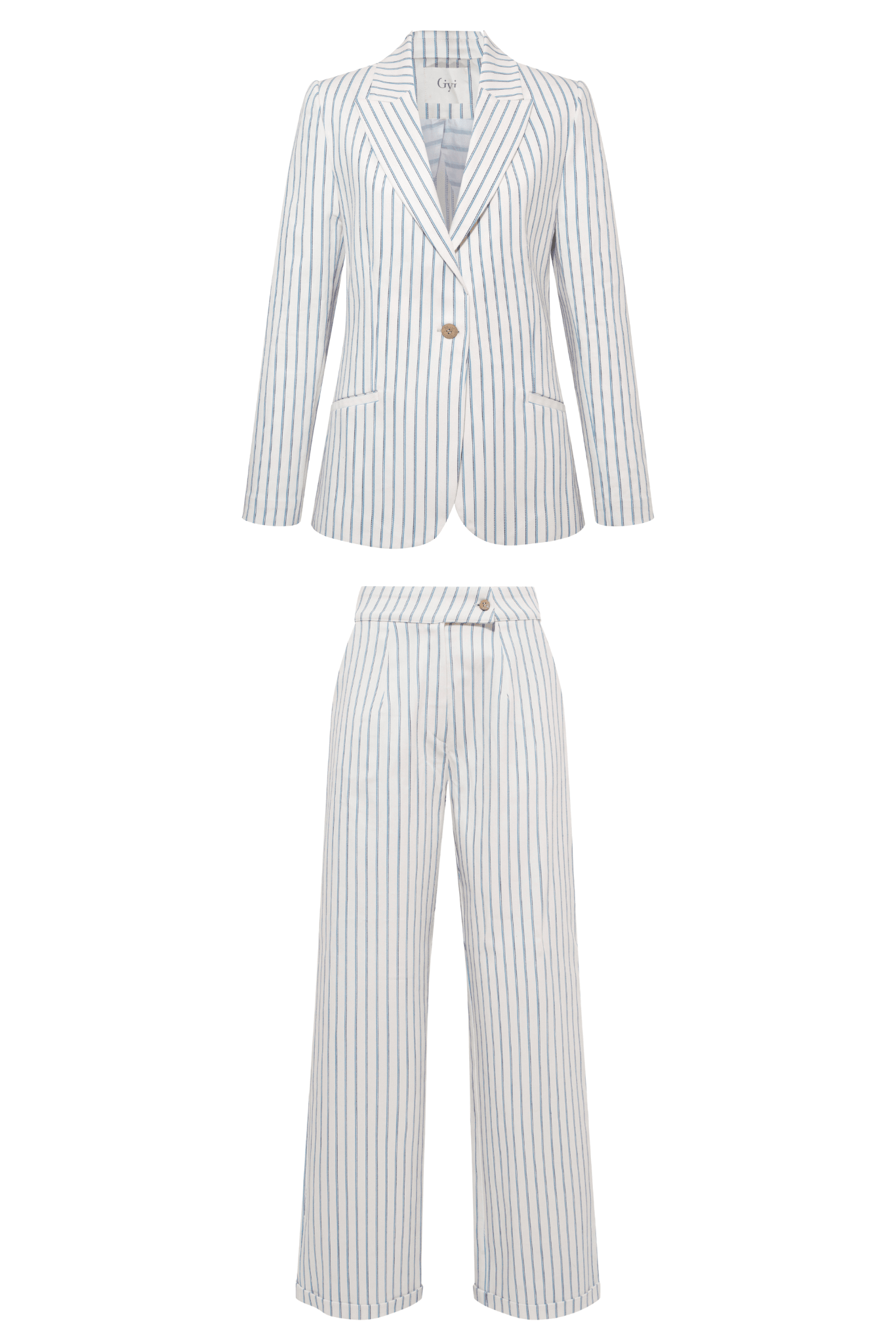 ÇİZGİLİ BLAZER PANTOLON TAKIM