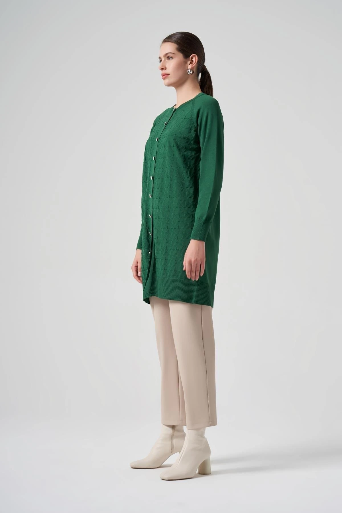 Kazayağı Desen-Zümrüt Yeşili