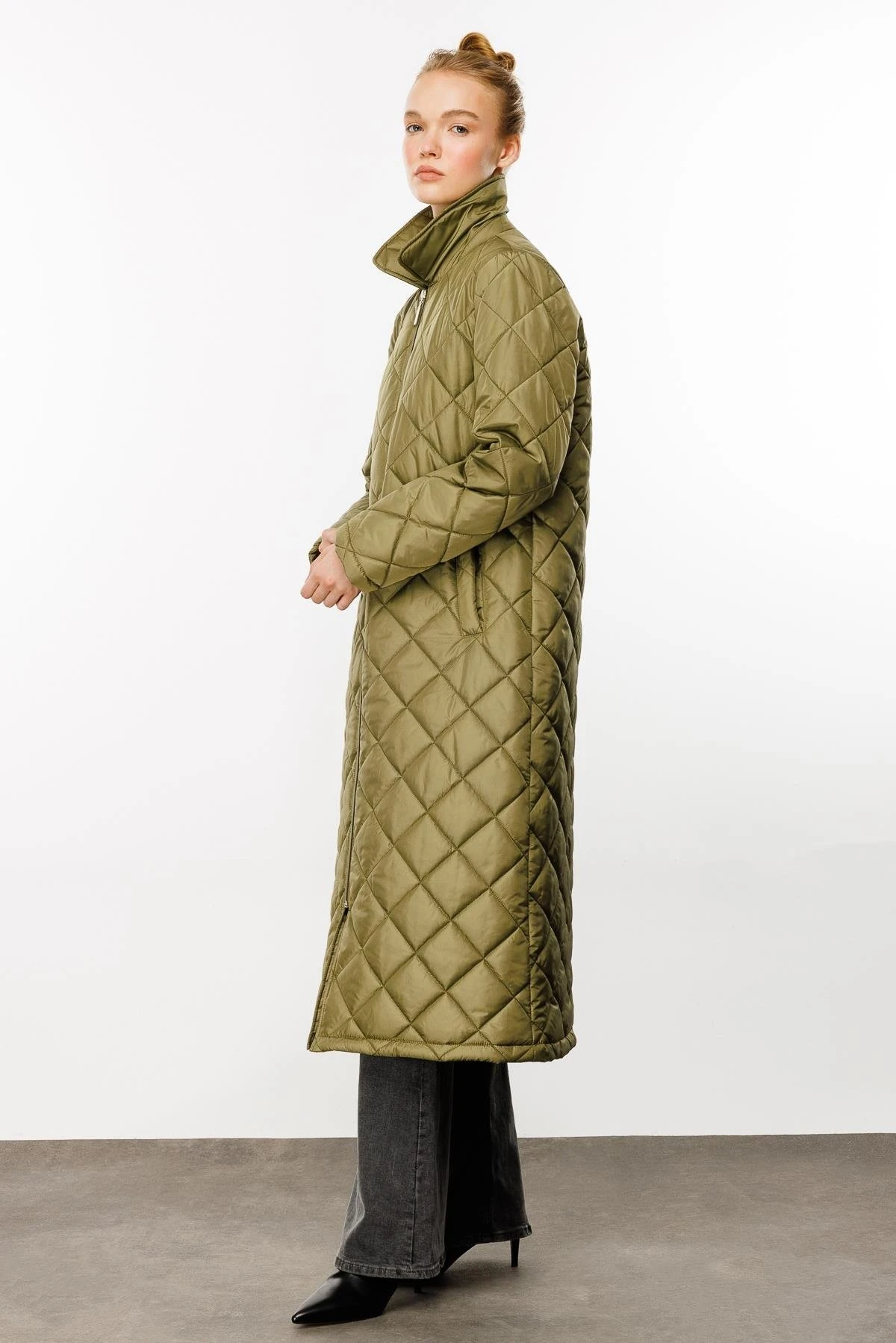 Kapitone Mont-Haki Yeşil