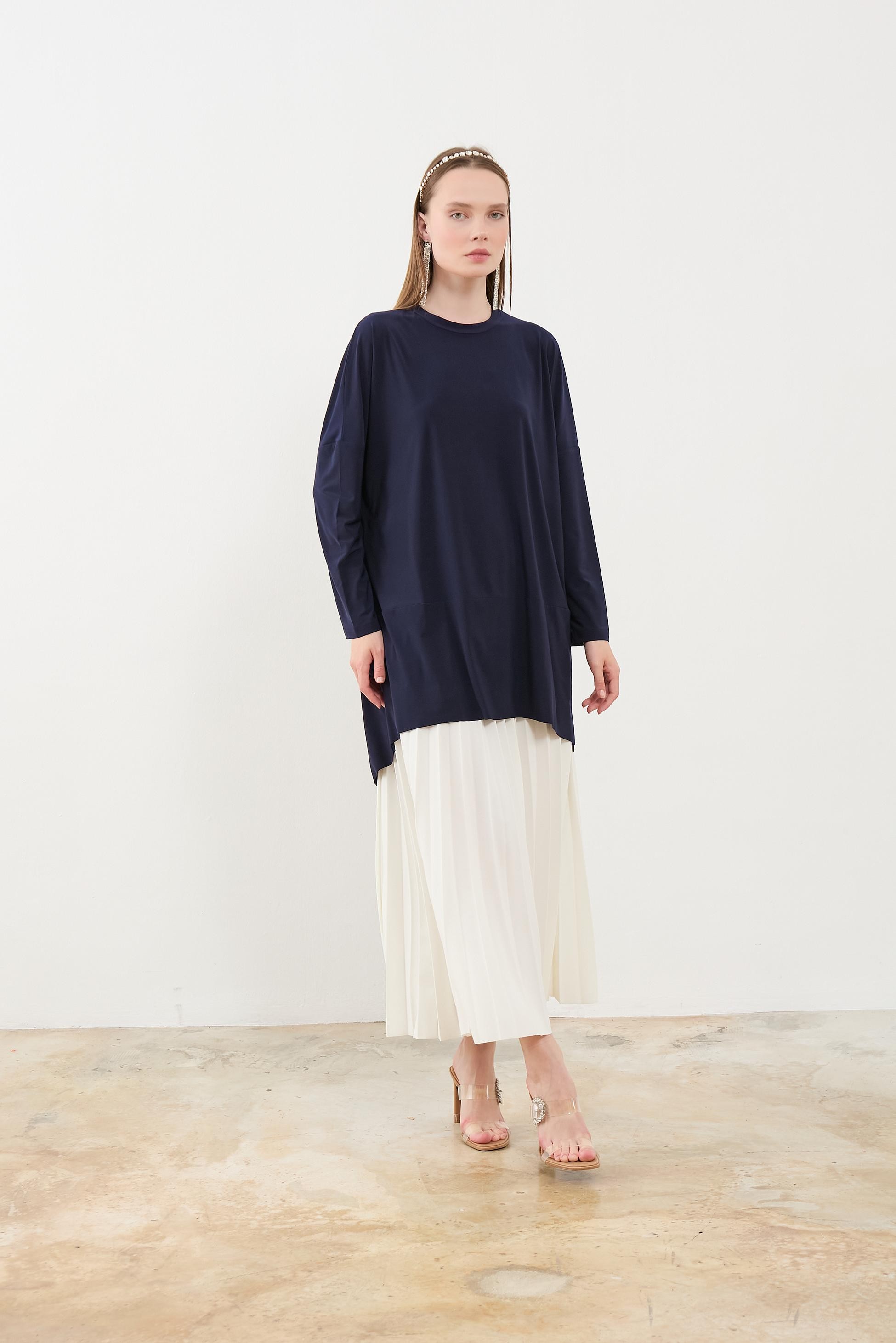 Makas Tunik Lacivert