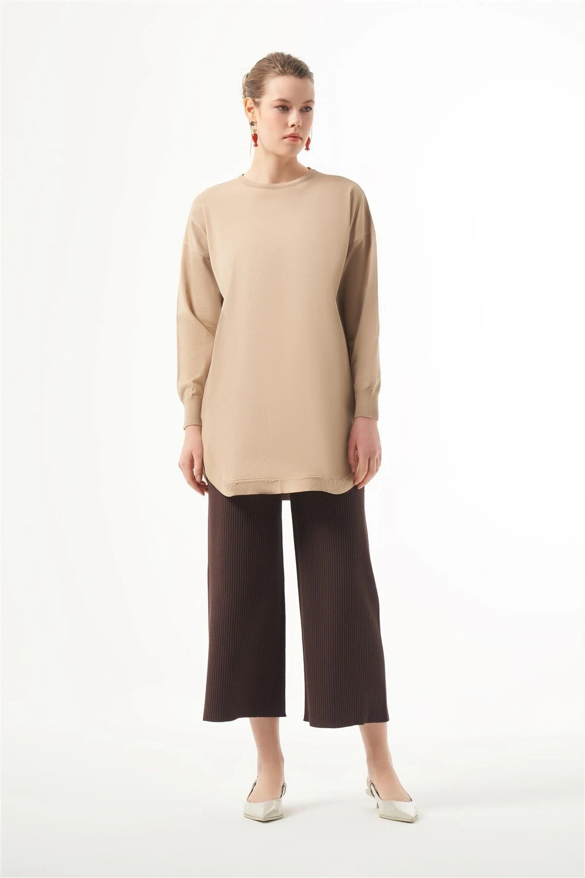 Donna Nuss Tunik-Bej