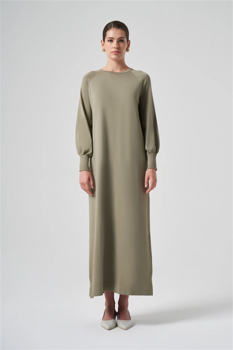 Balon Kol Elbise Çağla