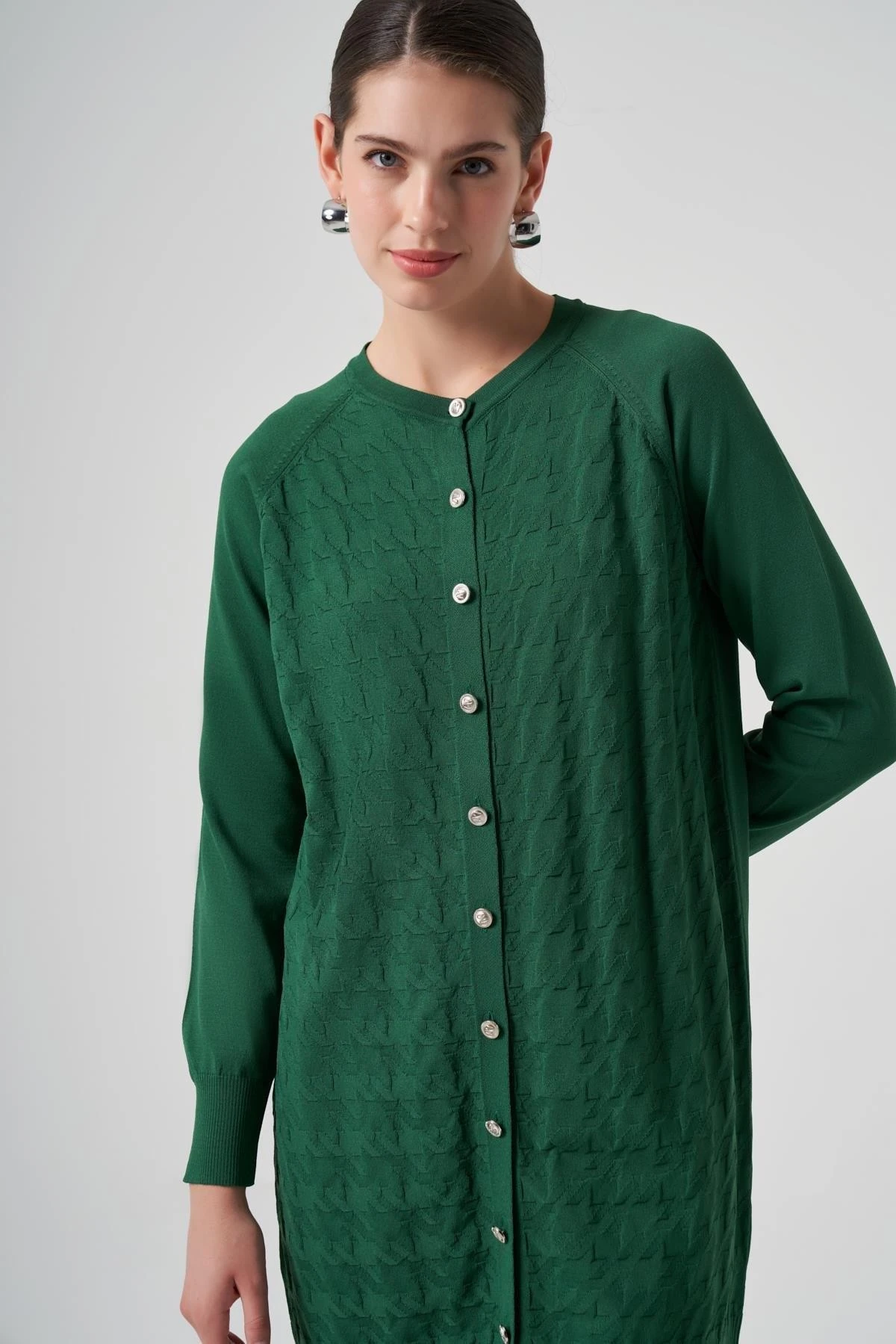 Kazayağı Desen-Zümrüt Yeşili