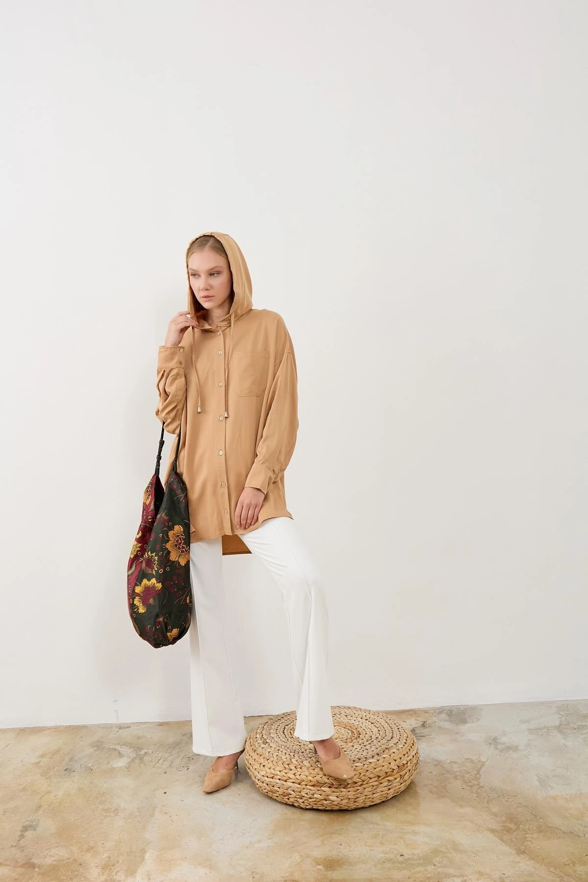 Candy Gömlek Kap-Camel