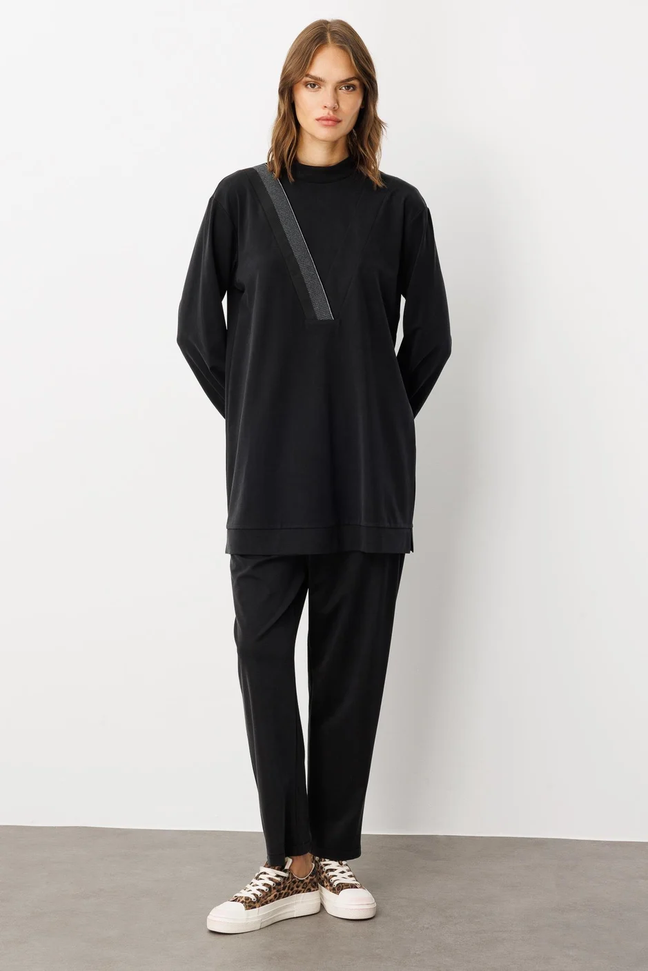 Soft Örme (miccell %55 doğal) İçerikli Ribana Garni  Takım