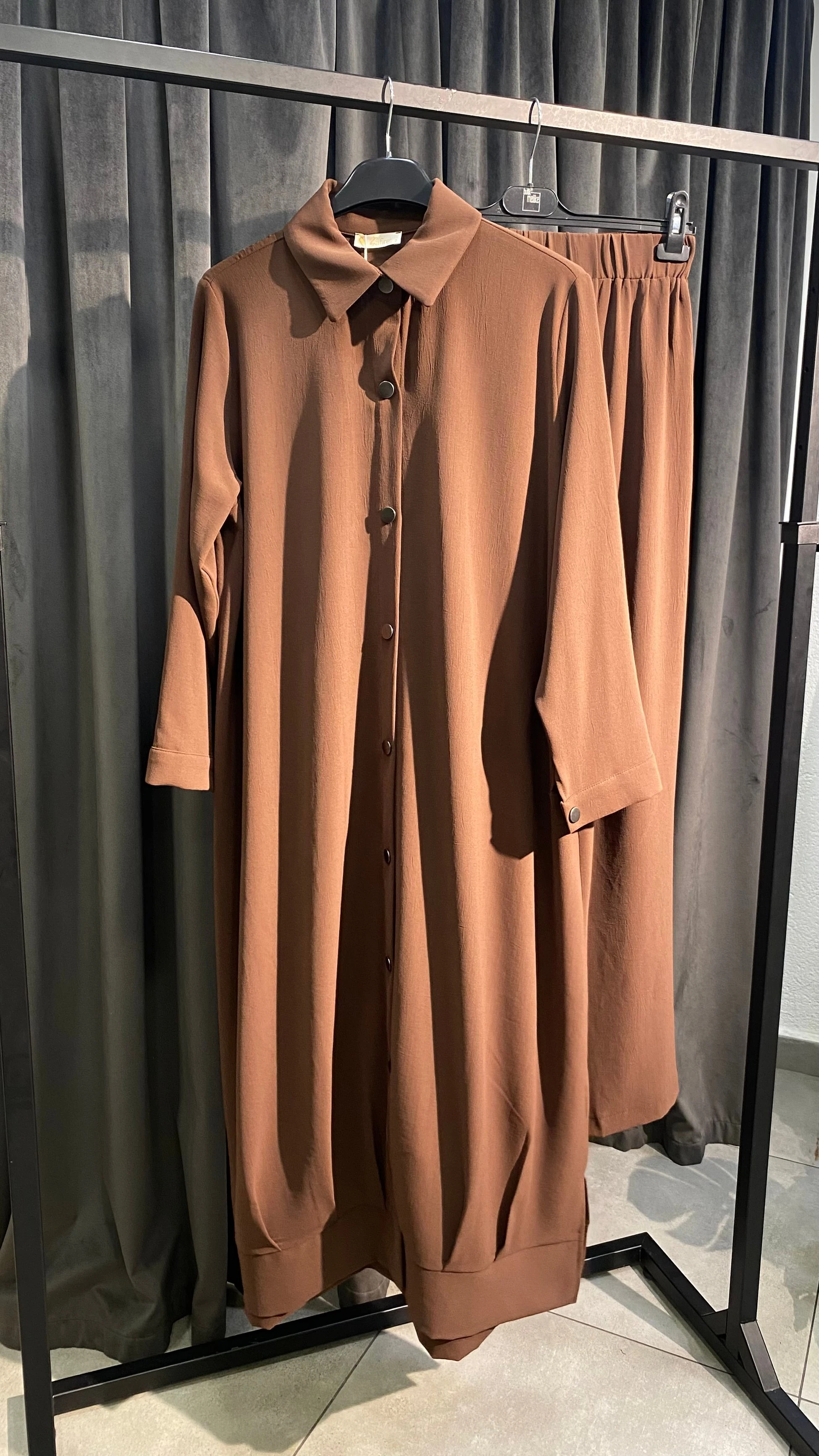 Gömlek Takım Kahve