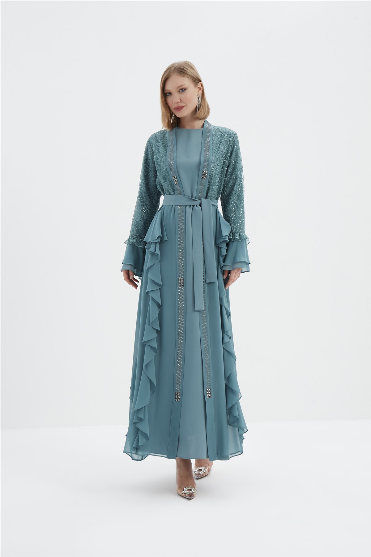 Willow Julia Fırfırlı Abaya