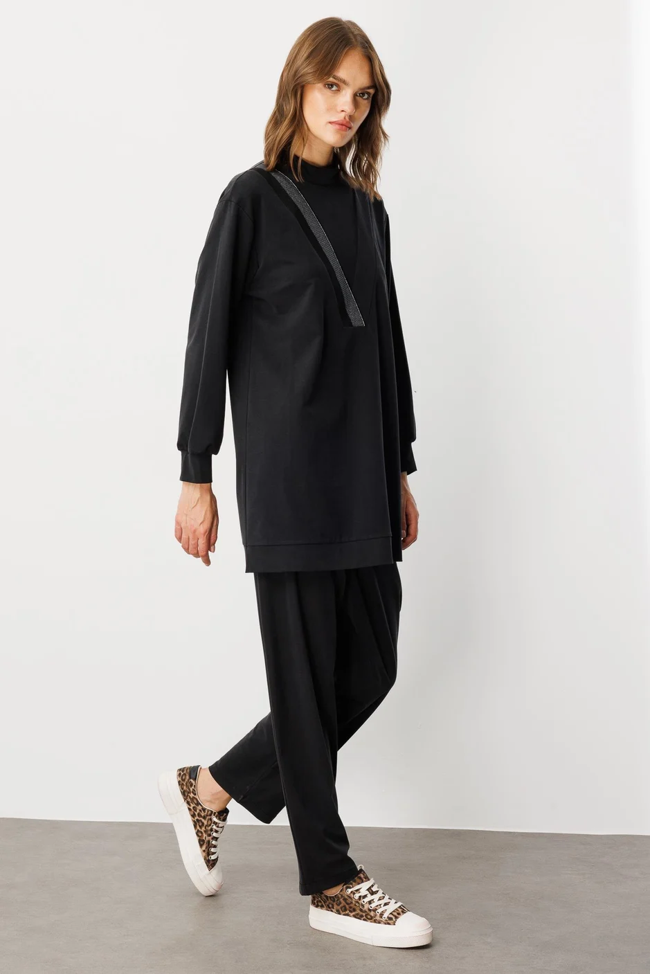 Soft Örme (miccell %55 doğal) İçerikli Ribana Garni  Takım