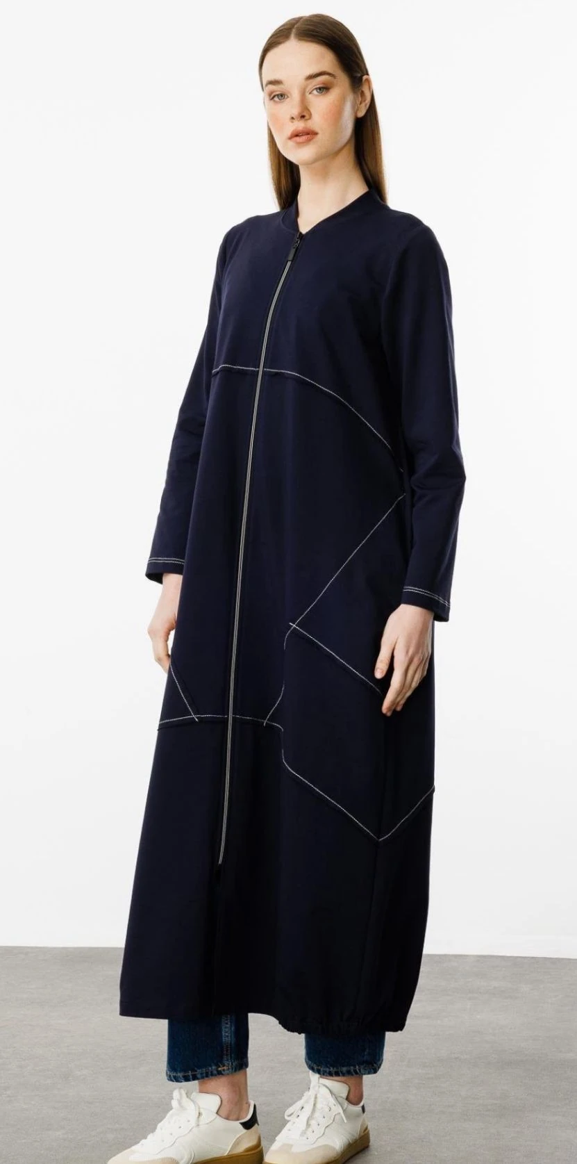 Dikiş Detaylı Lacivert