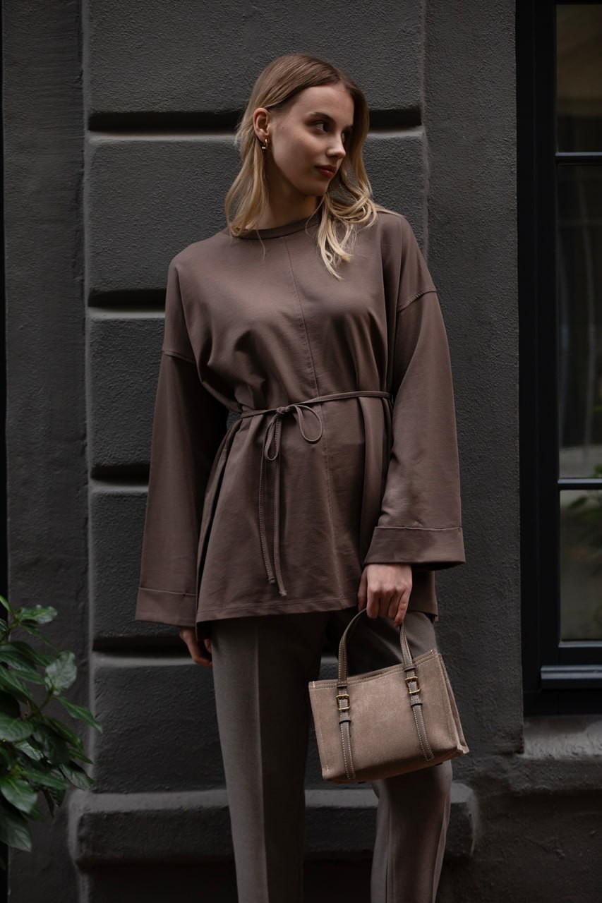 Soft Tunik Kahverengi