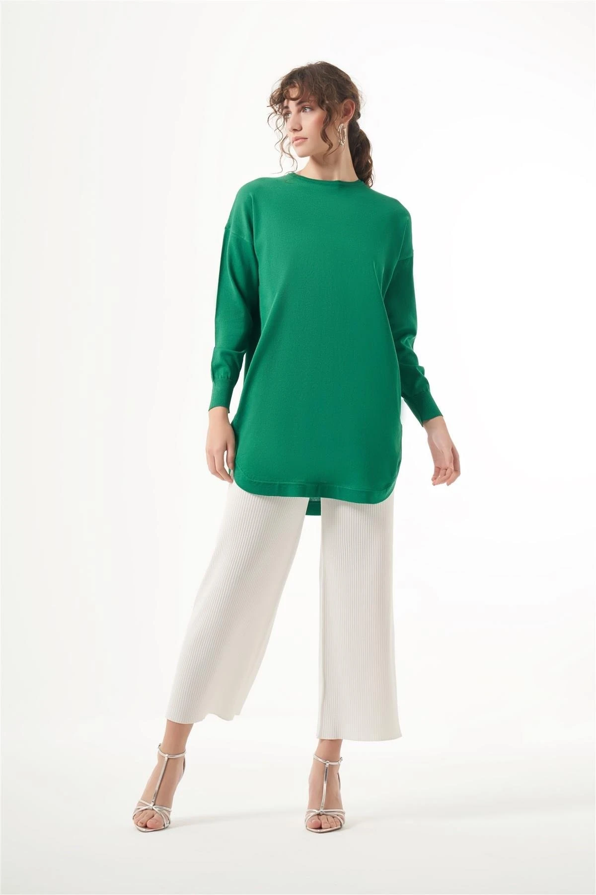 Donna Nuss Tunik-Benetton Yeşili