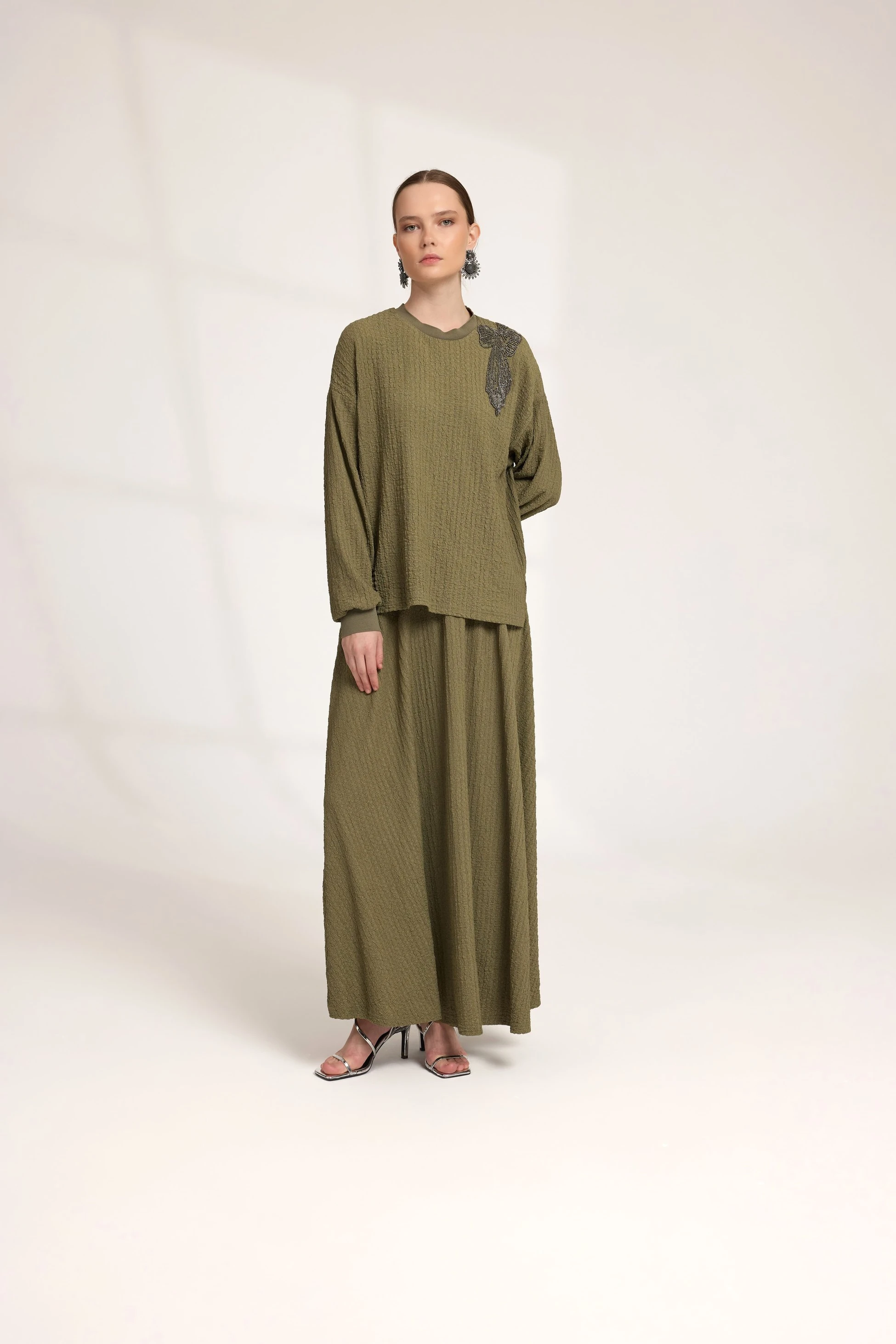 Bambu Apoletli Takım Haki