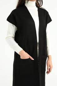 Akrilik Yelek Siyah