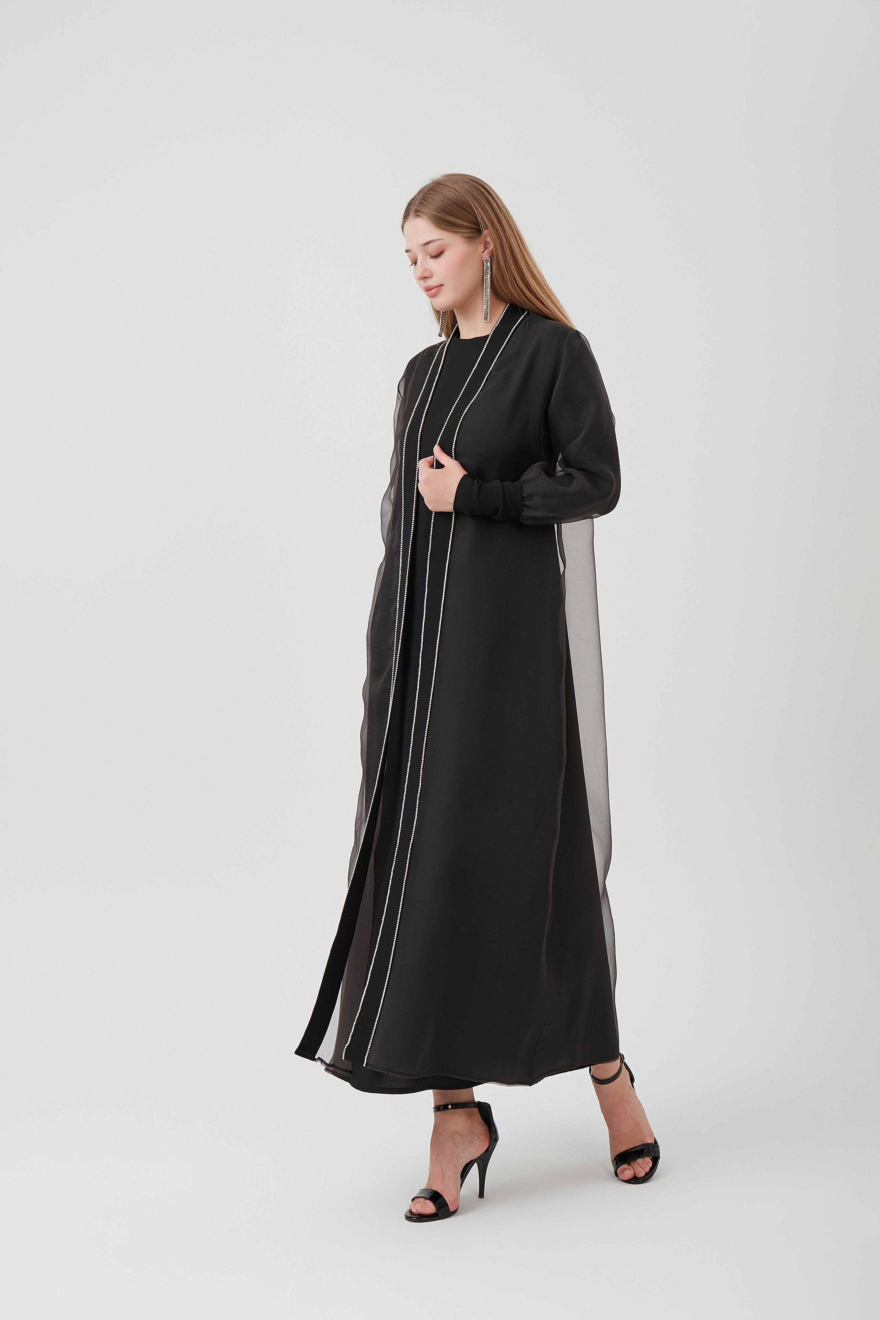 PATI TAŞLI ABAYA MODEL