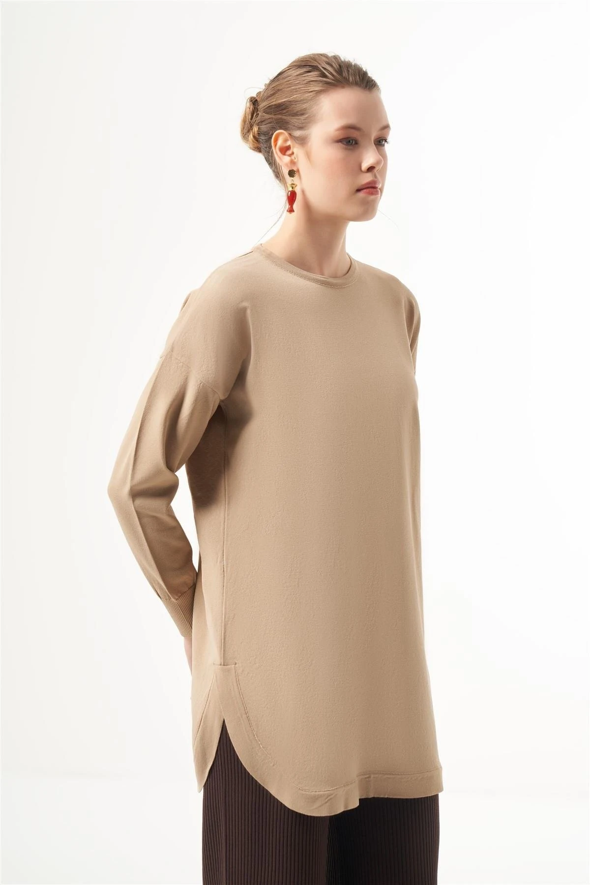 Donna Nuss Tunik-Bej